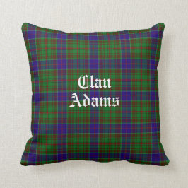 Almofada Scottish Clan Adams Tartan