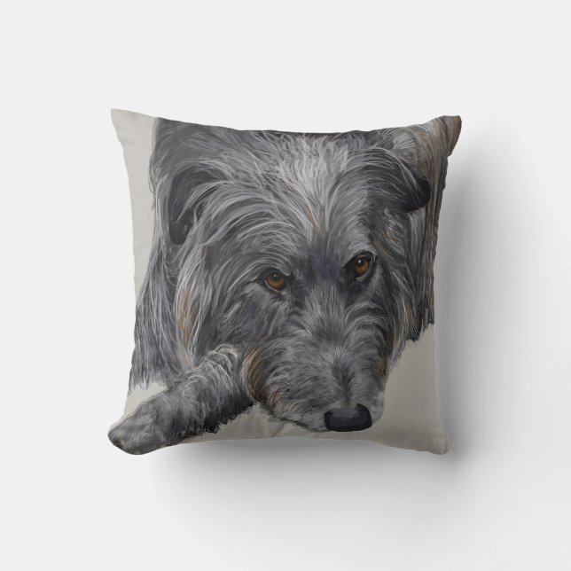 Almofada Scottish Deerhound (Frente)