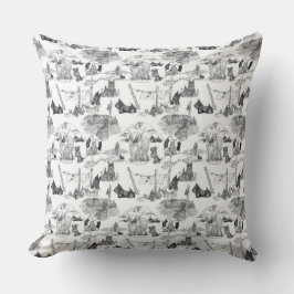 Almofada SCOTTISH Terrier Black Toile