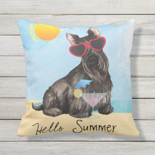 Almofada Scottish Terrier do verão