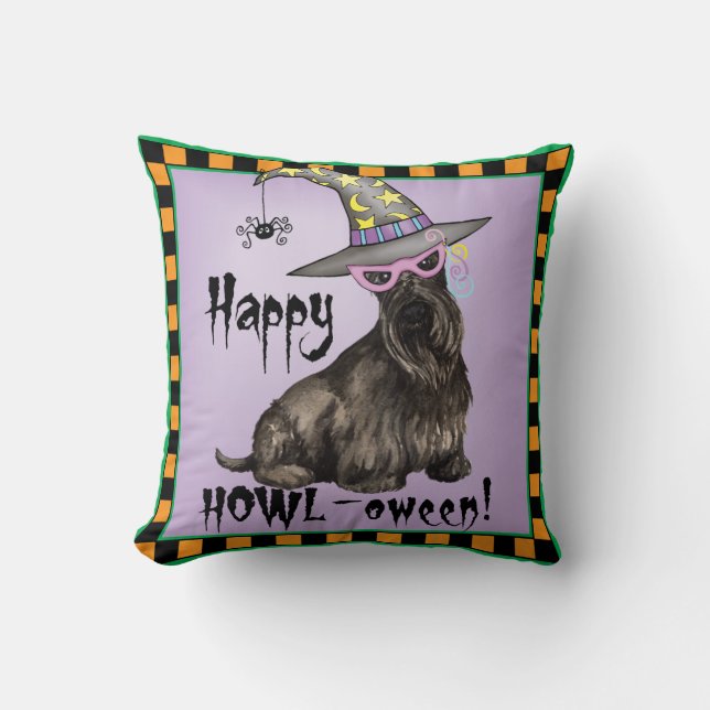 Almofada Scottish Terrier Witch (Frente)