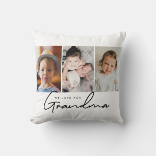 Almofada Script moderno Nós te amamos fotos personalizadas