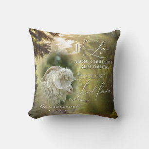 Almofada Se Amor Sozinho A Floresta Goat Memorial