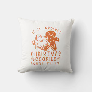 Almofada Se Envolver Cookies De Natal Conte-Me Em
