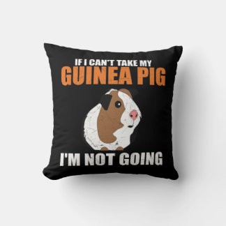 Almofada Se eu não puder pegar meu porco guincho
