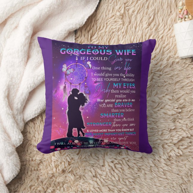 Almofada Se Eu Pudesse Nos Dar Uma Coisa Na Vida Marido Par (Cobertor)