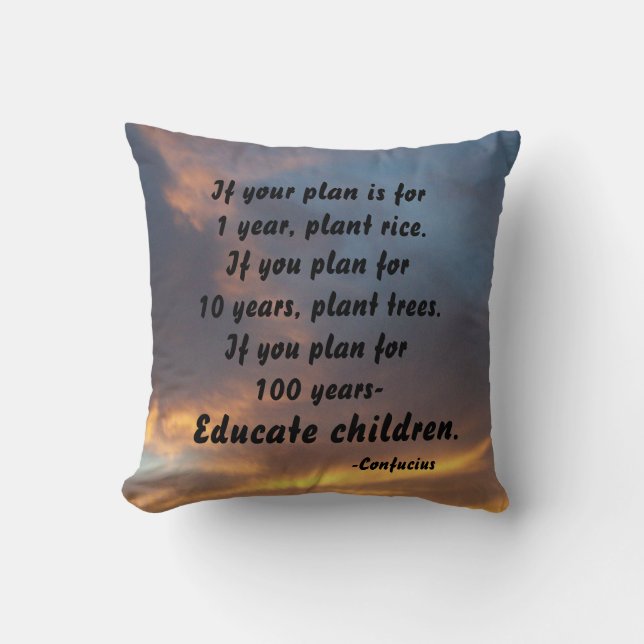 ALMOFADA SE O SEU PLANO CONSEGUIR TRAVESSEIRO DECORATIVO CO (Frente)