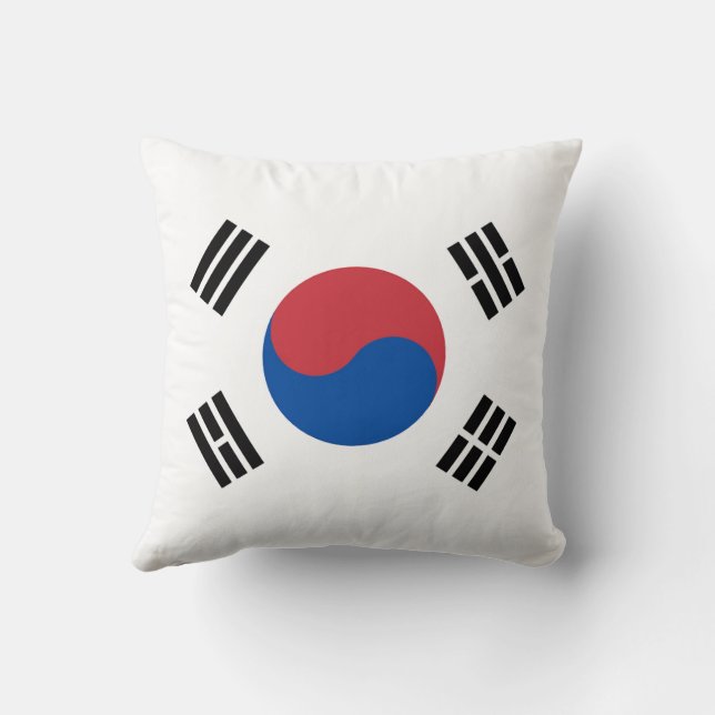 Almofada Se você ama a Coreia, Taegeukgi (Verso)