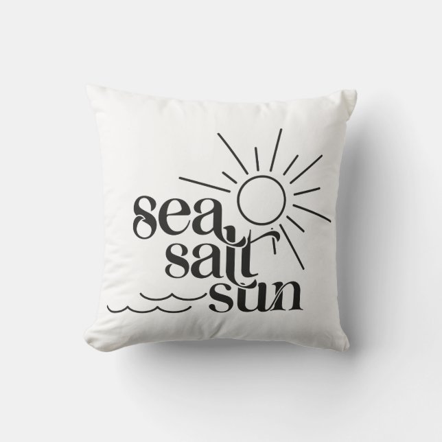 Almofada Sea Salt Sun (Frente)