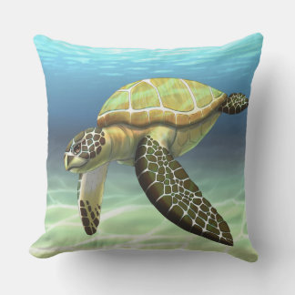 Almofada Sea Turtle throw pillow