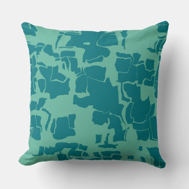 Almofada Seabolt Blue Abstrato (Frente)