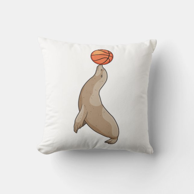 Almofada Seal with Basketball (Frente)