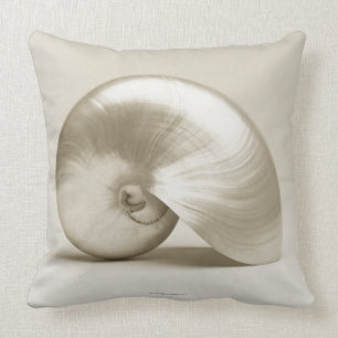 Almofada Seashell do nautilus da pérola