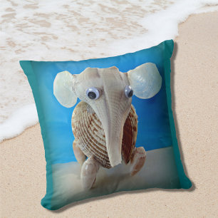 Almofada Seashell Elephant Artesanato Animal Sanibel Island