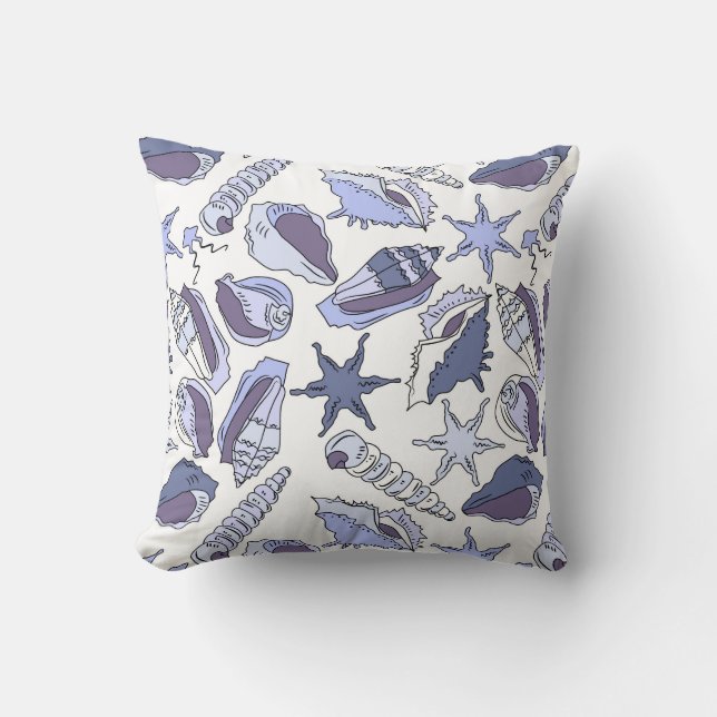 Almofada Seashells de Lavendar (Frente)