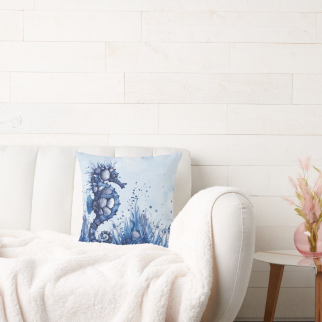 Almofada Seashells Seahorse (Sofá)