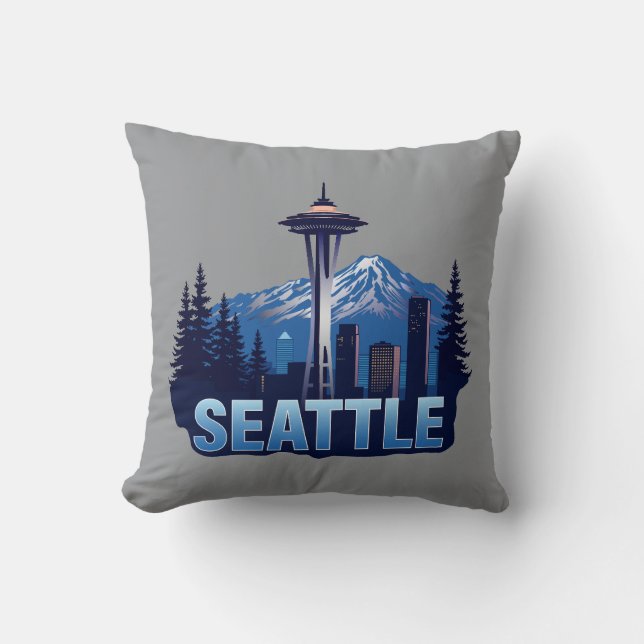 Almofada Seattle Washington United States of America (Frente)