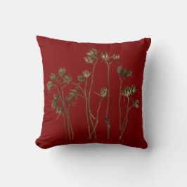 Almofada Seed Pods on a Throw Pillow