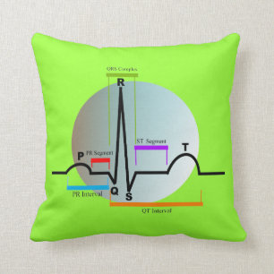 Almofada Segmento do travesseiro QRS da cardiologia