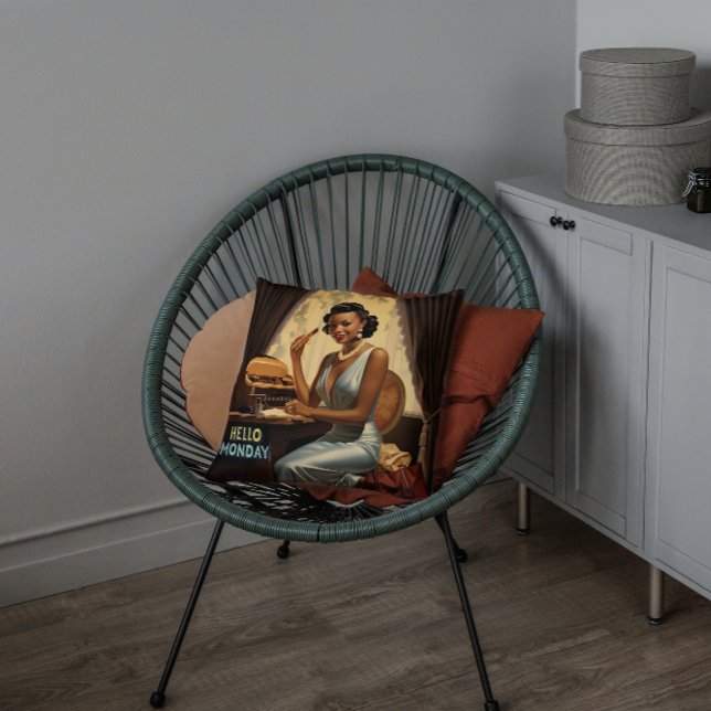 Almofada Segunda-feira Motivacional de Nova Semana (Criador carregado)