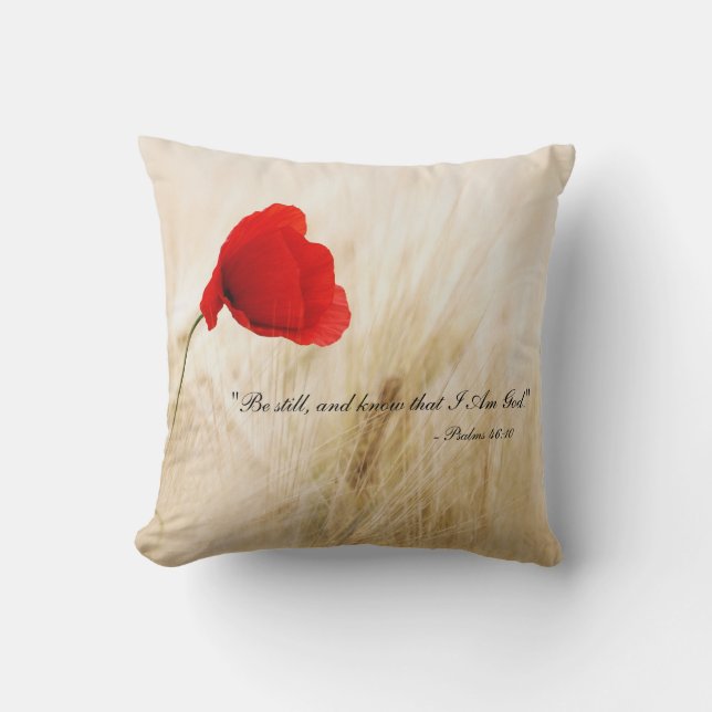 Almofada Seja ainda e saiba que eu sou travesseiro do deus (Frente)
