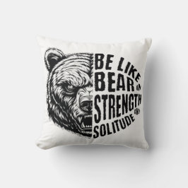 Almofada Seja como Urso em Força e Solidão