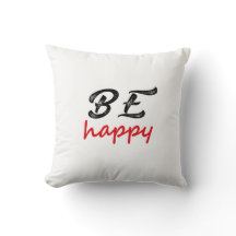 Seja Feliz – Design Simples de Citação Positiva