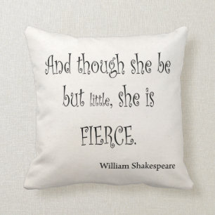 Almofada Seja mas pouco é citações ferozes de Shakespear