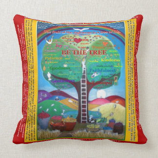 Almofada Seja o travesseiro da árvore - frutas do Espírito