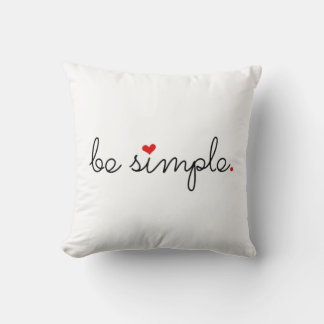 Almofada Seja simples - Encontre sua paz