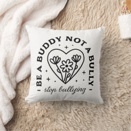 Almofada Seja um amigo, não um bullying