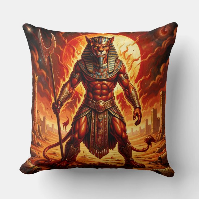 Almofada Sekhmet – Löwenköpfige Kriegsgöttin´1 (Frente)