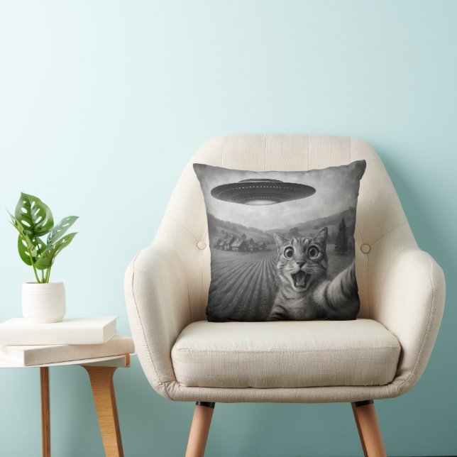 Almofada Selfie De Gato Com Presentes De Gato Engraçado De  (Cadeira)