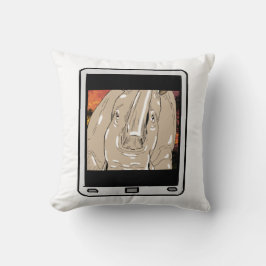 Almofada Selfie do rinoceronte do felpudo Express®