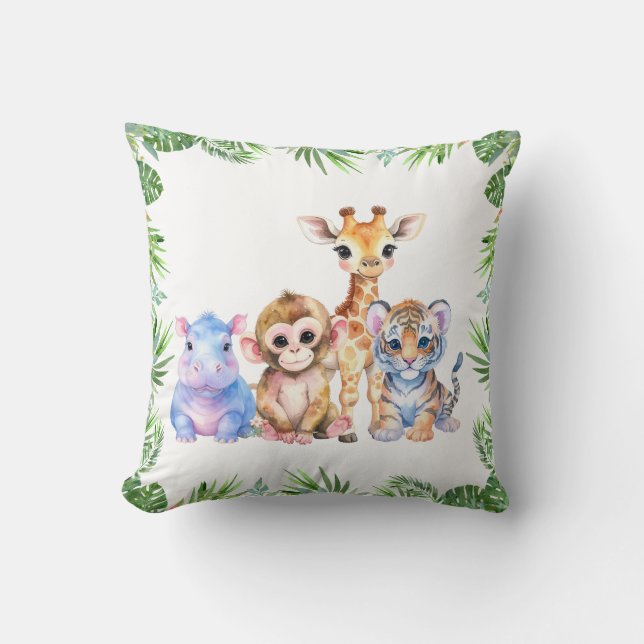 Almofada Selva Tropical Animais (Frente)