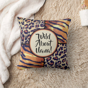 Almofada Selvagem sobre a Nana! Travesseiro decorativo de p