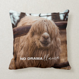 Almofada Sem Foto Do Bobo Do Drama Llama Alpaca