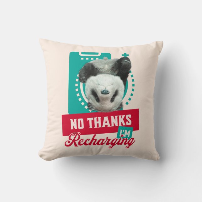 Almofada Sem Obrigados, estou recarregando a bateria do bot (Frente)