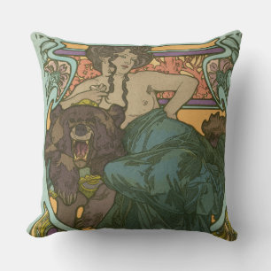 Almofada Sem título por Alphonse Mucha (1902)