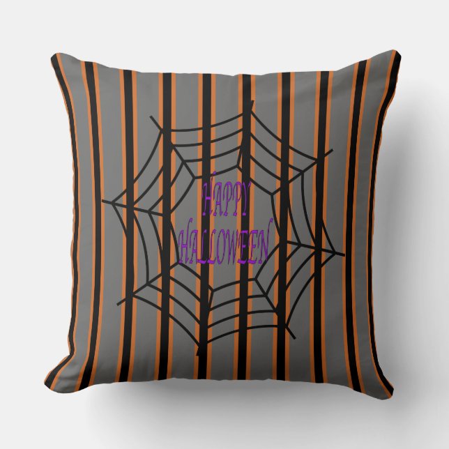 Almofada Semanas de Aranha do Halloween, divertido e Rico (Frente)