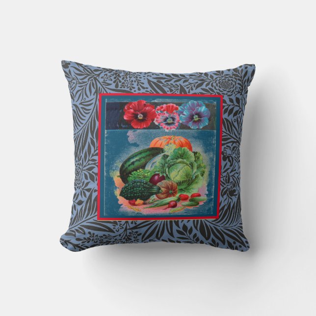 ALMOFADA SEMENTES FELIZES DE TRAVESSEIRO DECORATIVO DE ALGO (Frente)