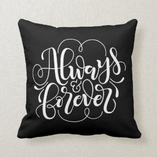 Almofada Sempre e para sempre - cor personalizada e persona