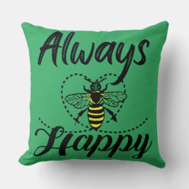 Almofada sempre seja feliz