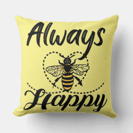 Almofada sempre seja feliz