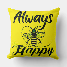 Almofada sempre seja feliz