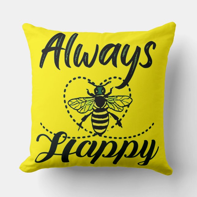 Almofada sempre seja feliz (Frente)