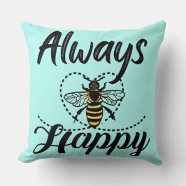 Almofada sempre seja feliz