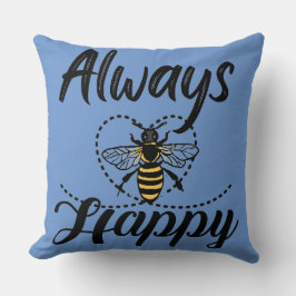 Almofada sempre seja feliz