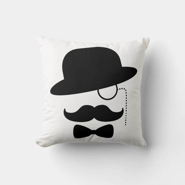 Almofada Senhor com Moustache (Frente)