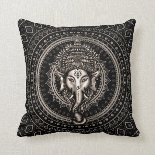 Almofada Senhor Ganesha - preto do Sepia